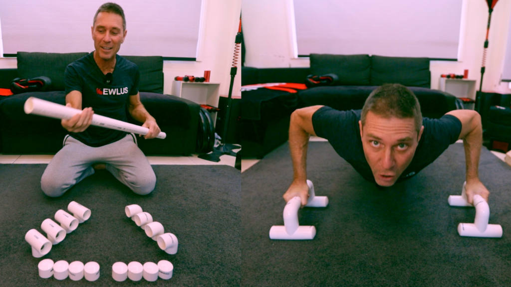 How To Make Parallettes (Push-Up Handles) for Strength & Conditioning