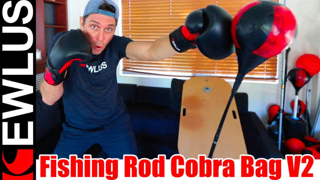How To Make a Cobra Punching Bag using a Fishing Rod