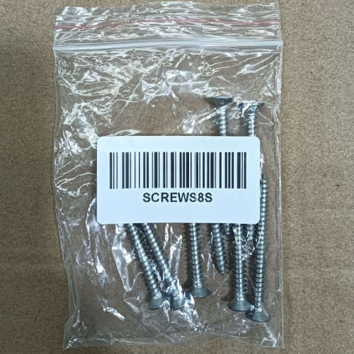 Steel Screws 8 Set